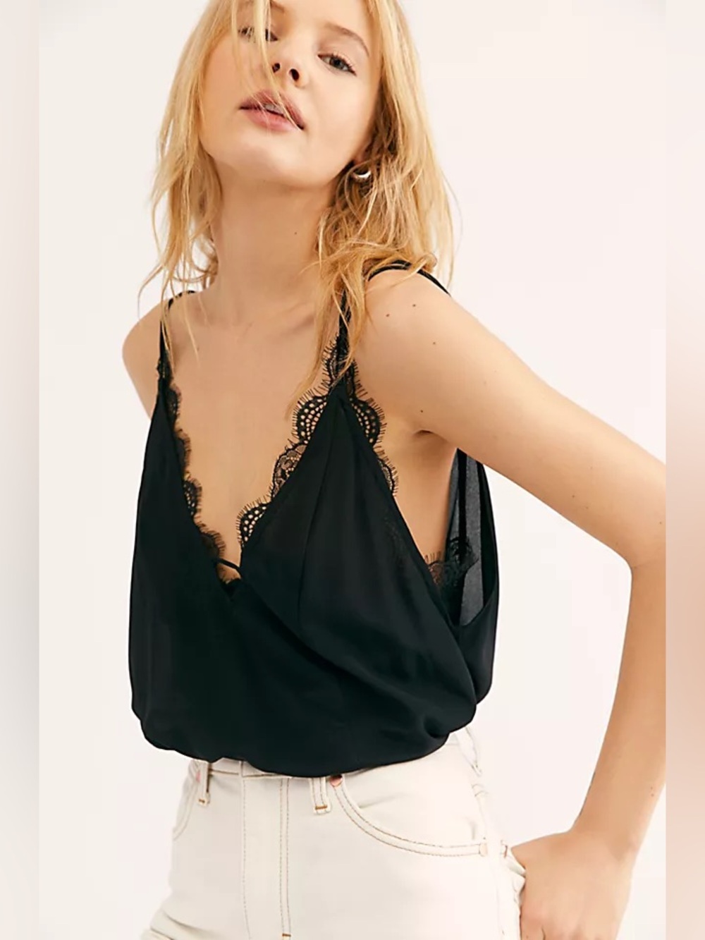 Free People Lost Dreams Silk Cami